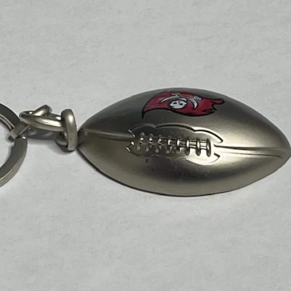Tampa Bay Buccaneers NFL Football Shaped Key Chain Key Ring 4